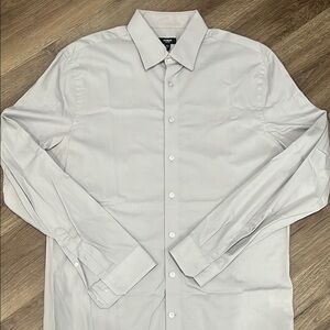 Men's Gray Dress Shirt